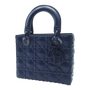 Dior Lady DiorDiamond Quilted Navy Blue