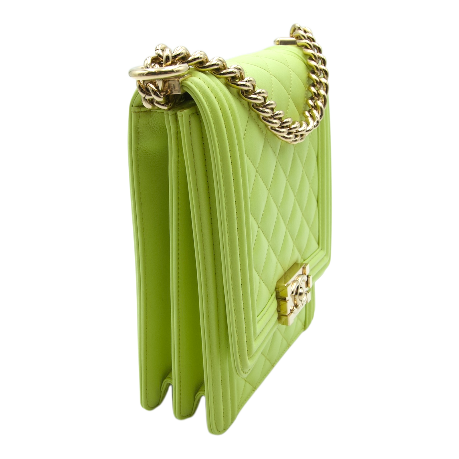 Chanel North South Bag Lime Green