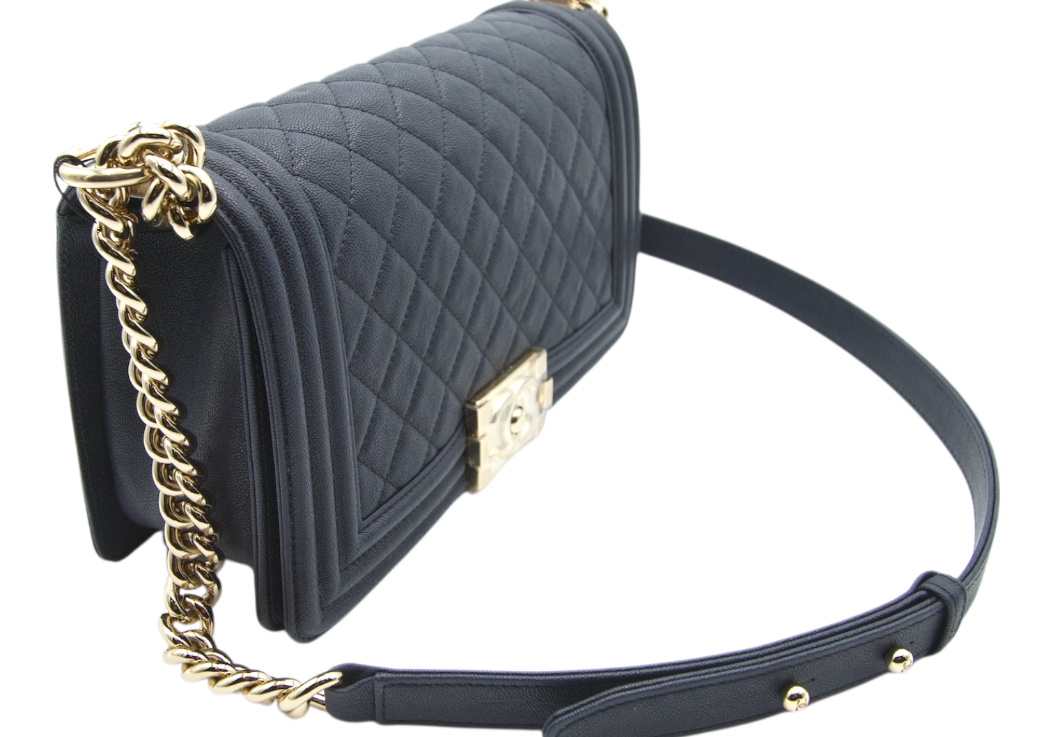 Chanel Boy Bag Medium Blue