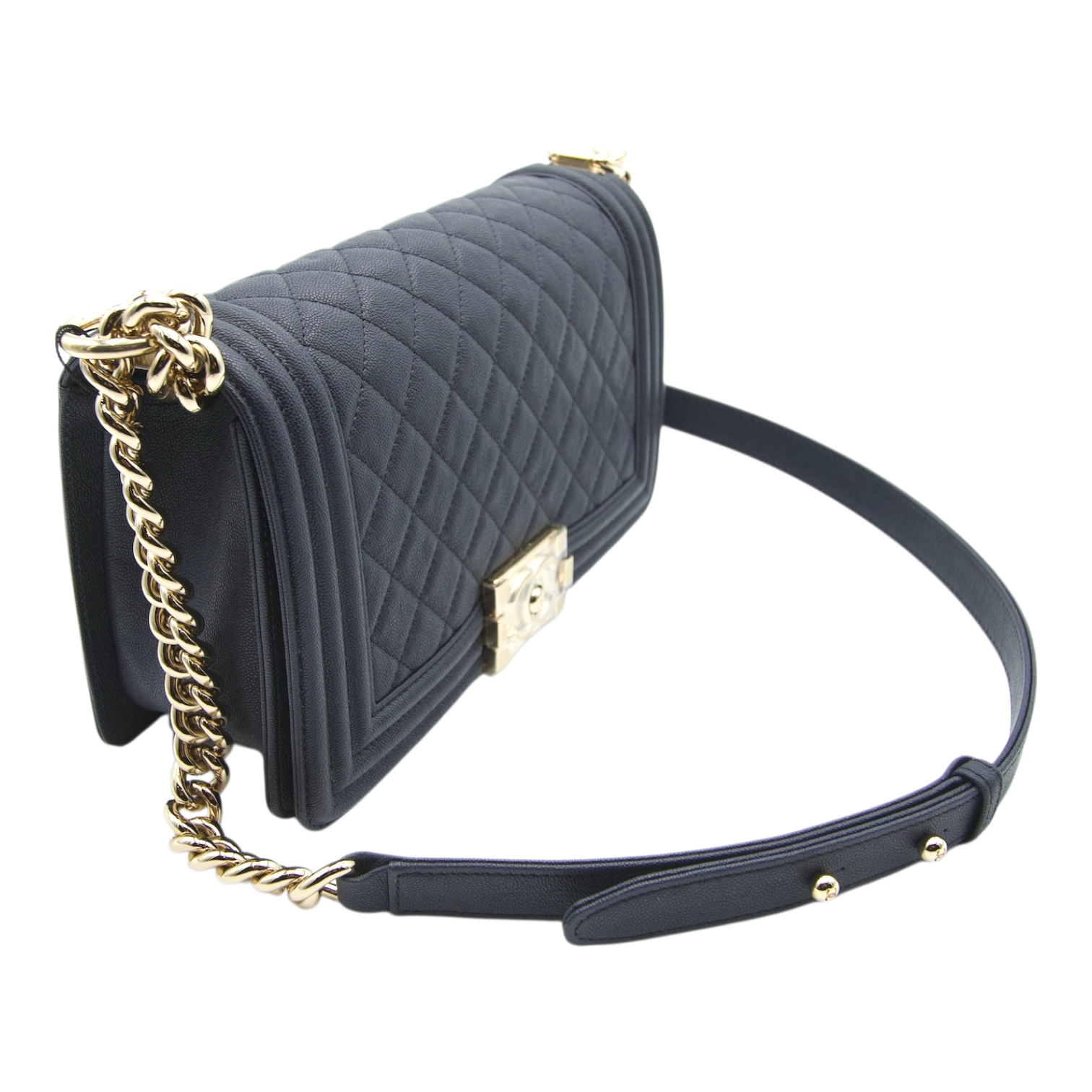 Chanel Boy Bag Medium Blue