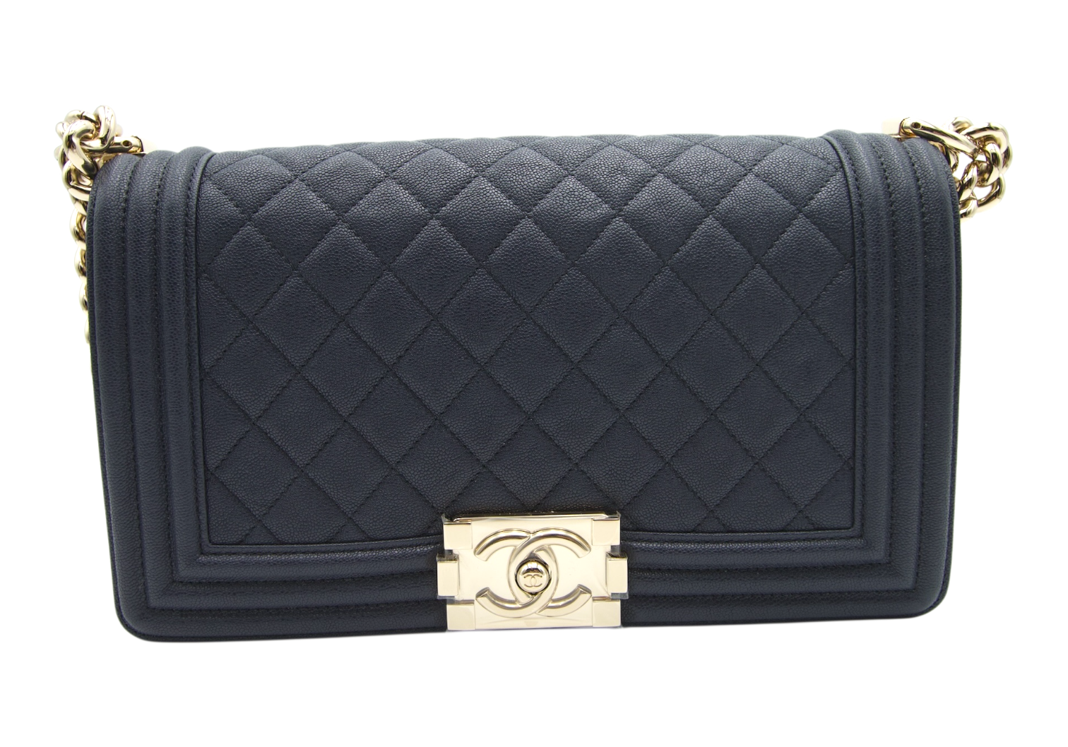 Chanel Boy Bag Medium Blue