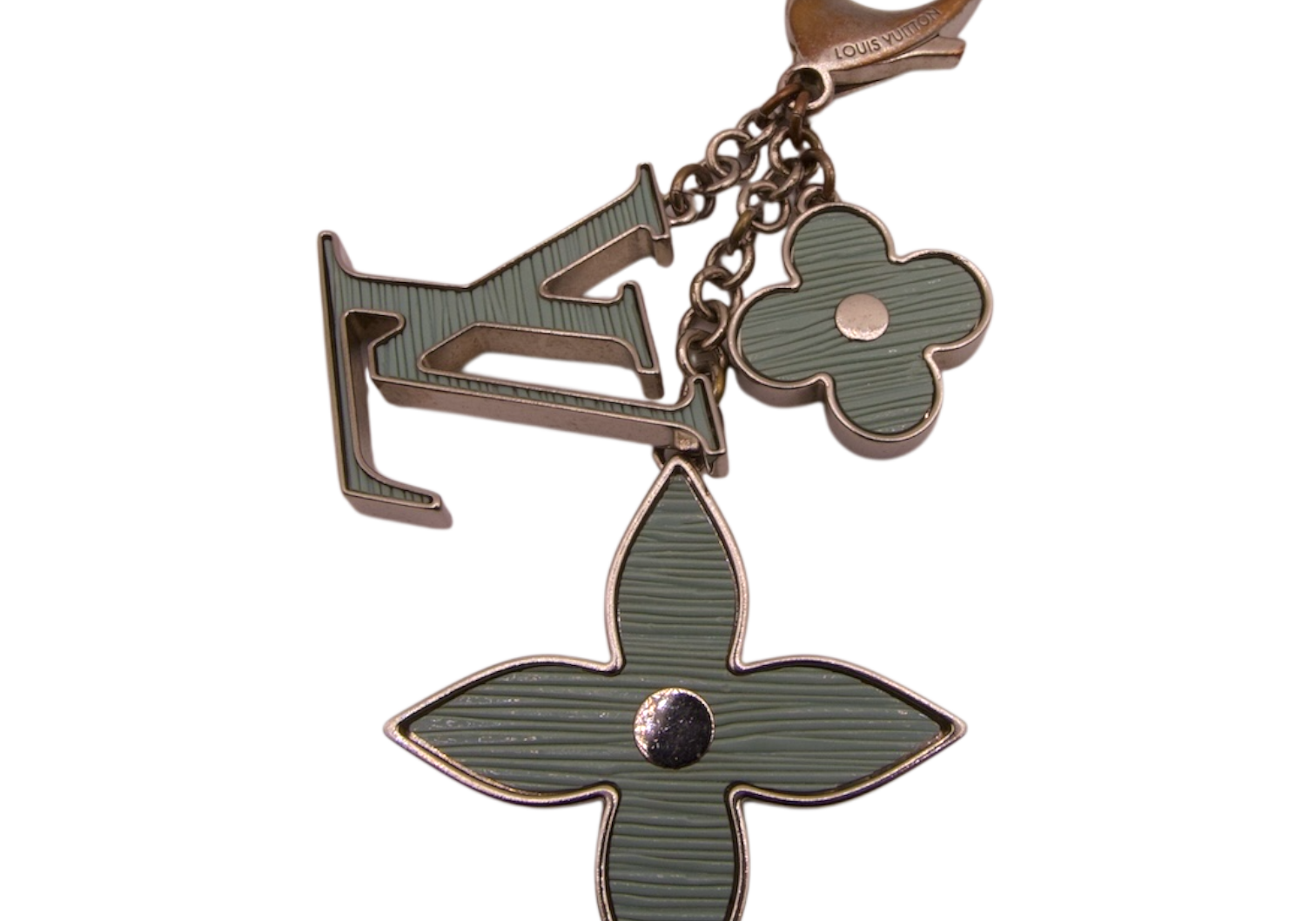 Louis Vuitton Monogram Flower LV Logo Key Holder
