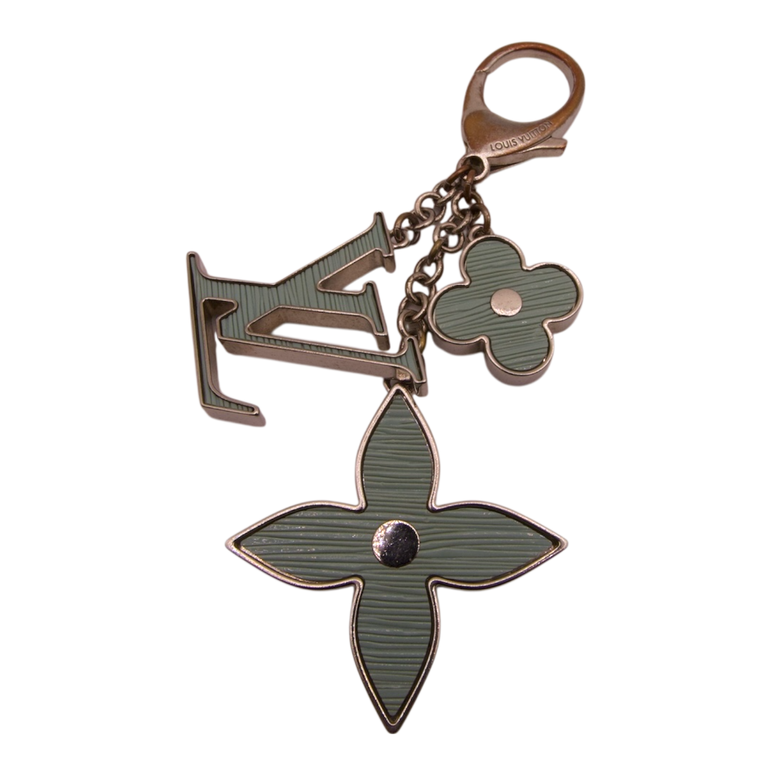 Louis Vuitton Monogram Flower LV Logo Key Holder