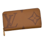 Louis Vuitton Giant Monogram Zippy Wallet Caramel Brown
