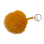 Fendi Pom Pom Keychain Mustard Yellow