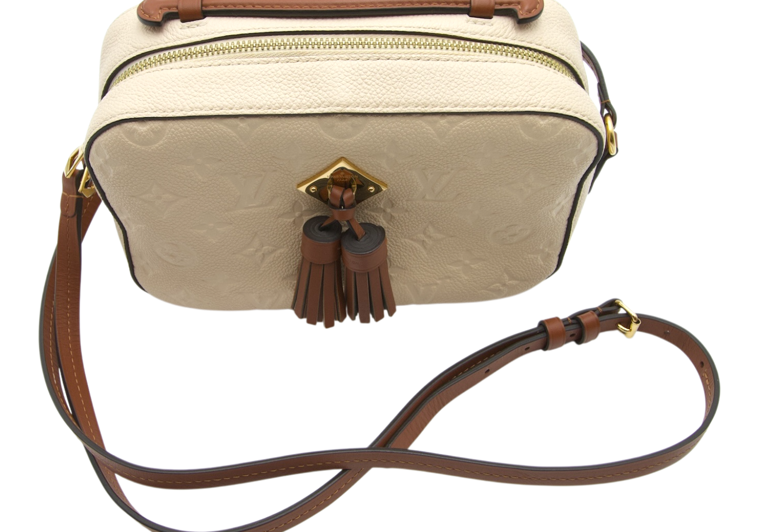 Louis Vuitton Saintonge Crossbody Bag Cream