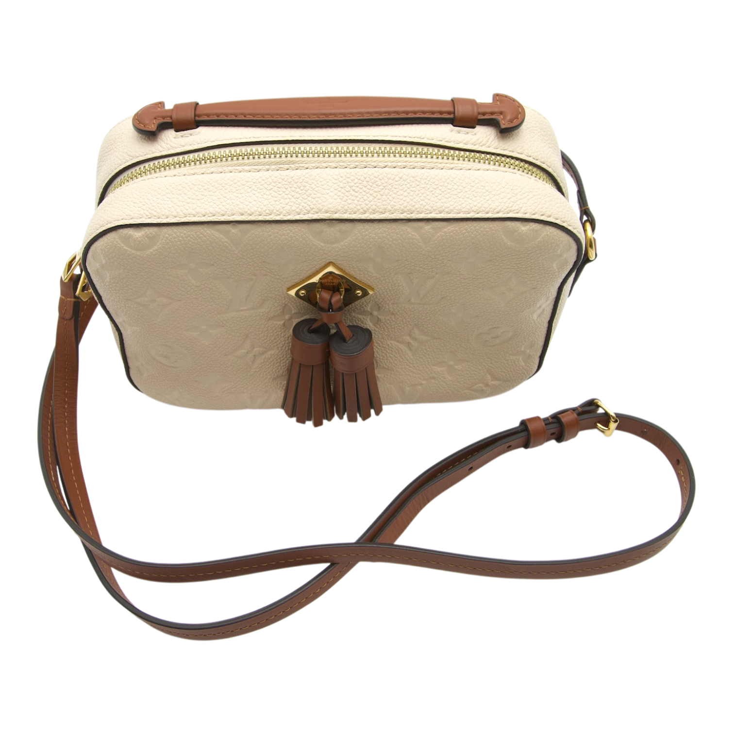 Louis Vuitton Saintonge Crossbody Bag Cream