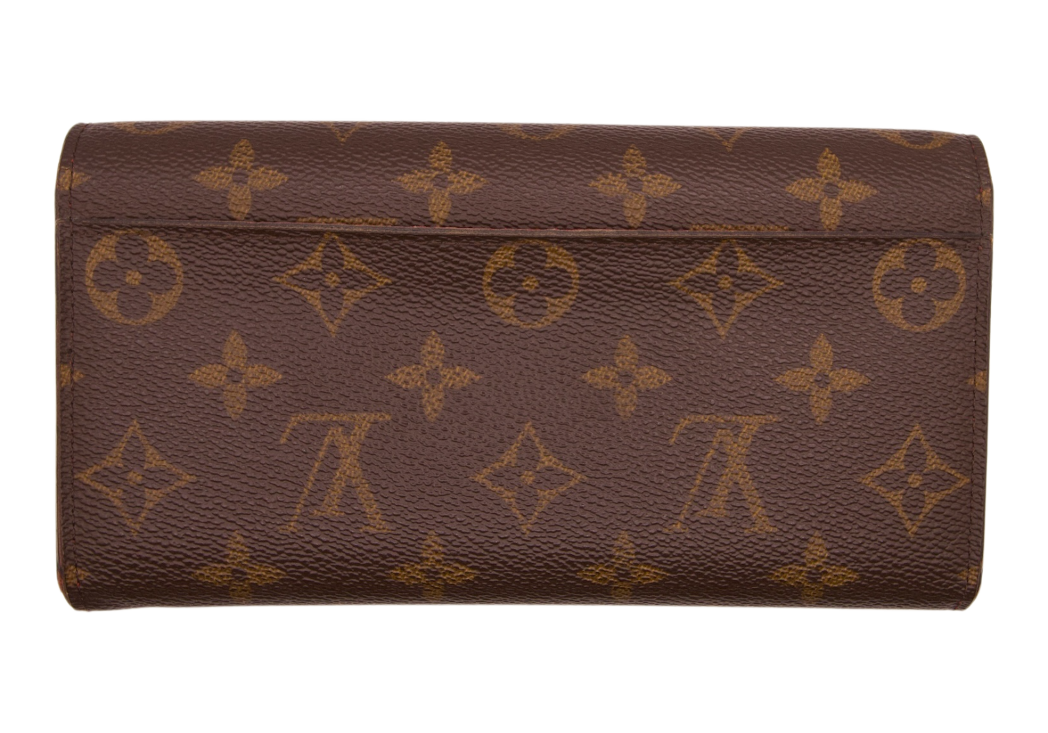Louis Vuitton Monogram LV padlock Wallet Red