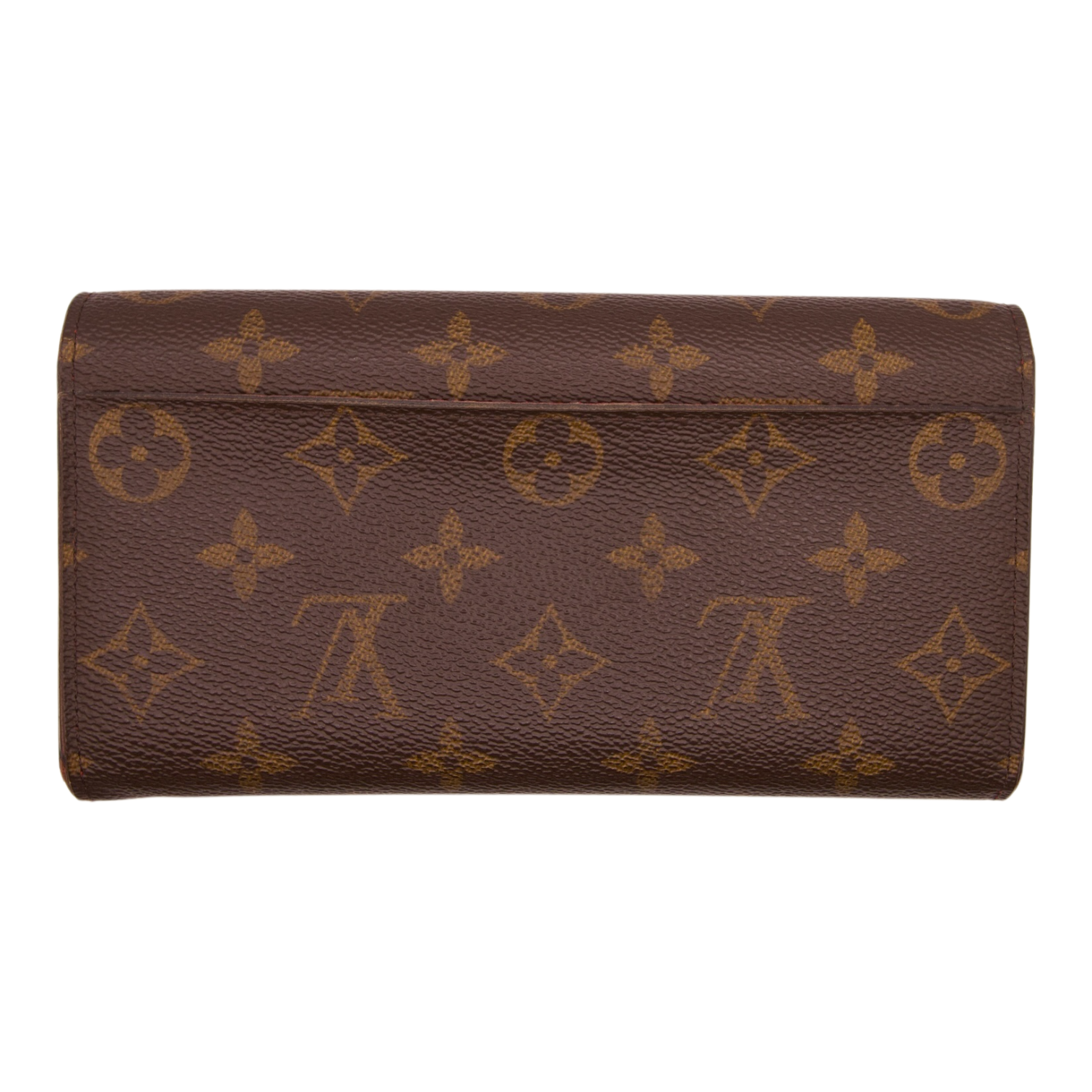 Louis Vuitton Monogram LV padlock Wallet Red