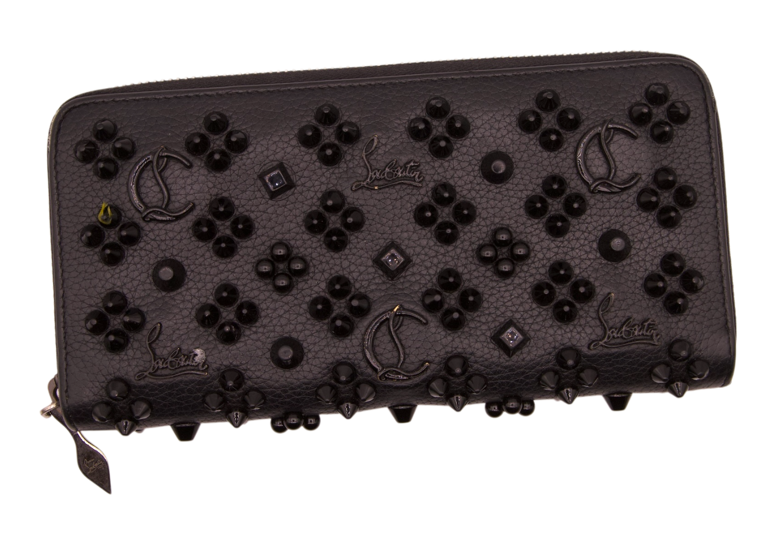 Christian Louboutin Panettone Spike Wallet Black