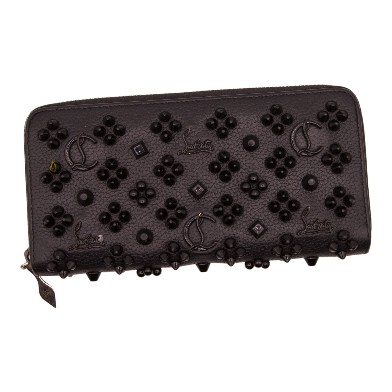 Christian Louboutin Panettone Spike Wallet Black