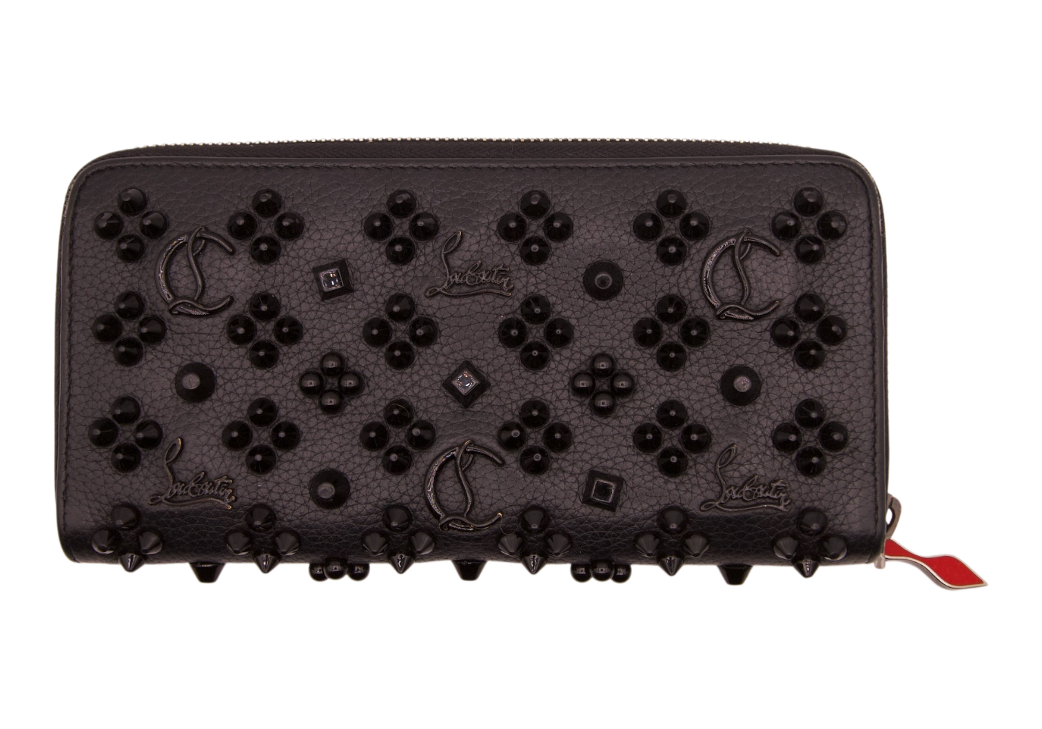 Christian Louboutin Panettone Spike Wallet Black