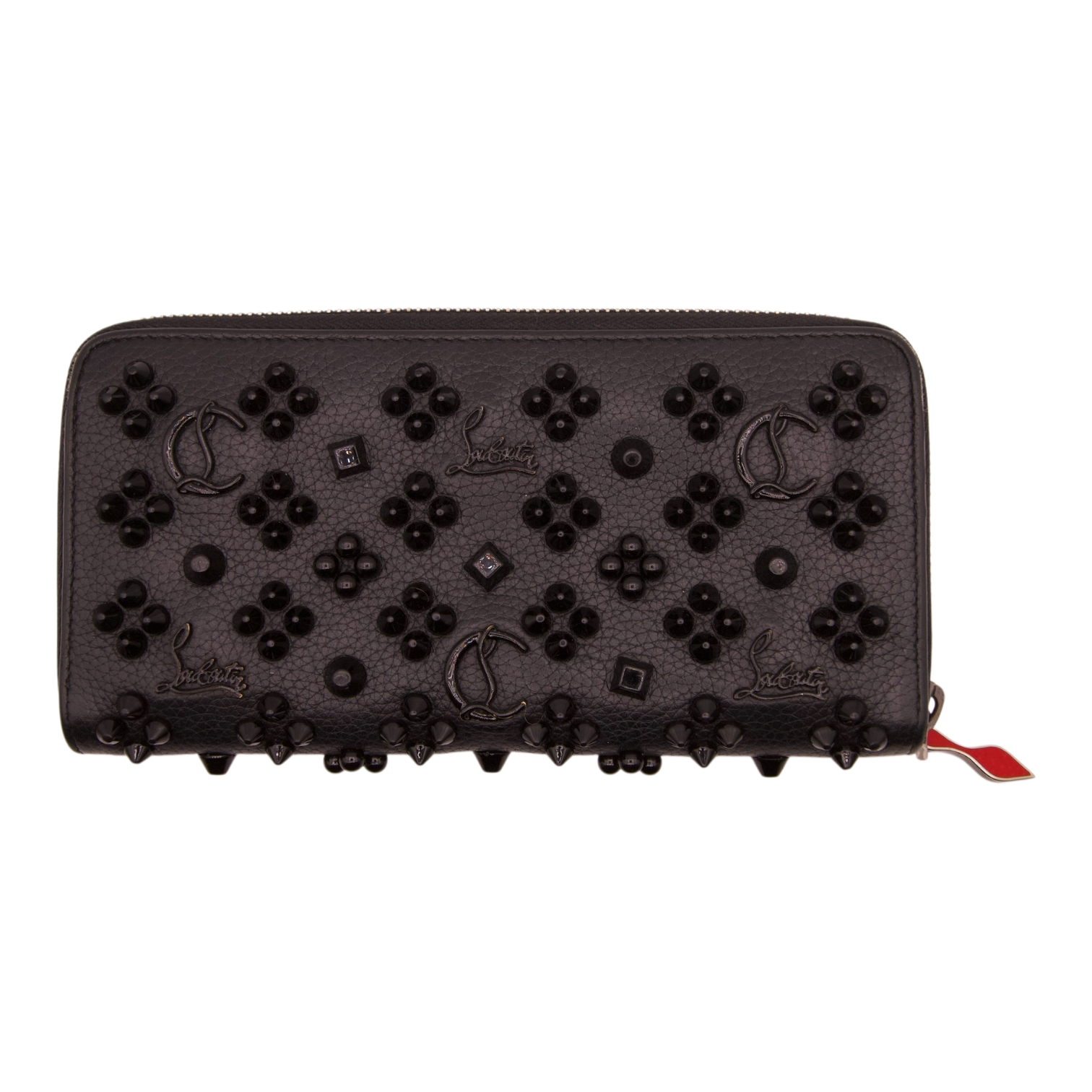 Christian Louboutin Panettone Spike Wallet Black