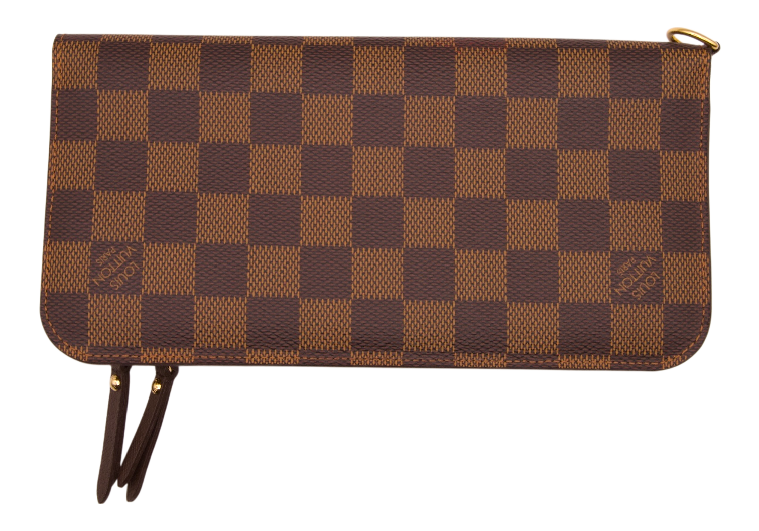 Louis Vuitton Damier Ebene Sarah Wallet (Initials on Wallet)