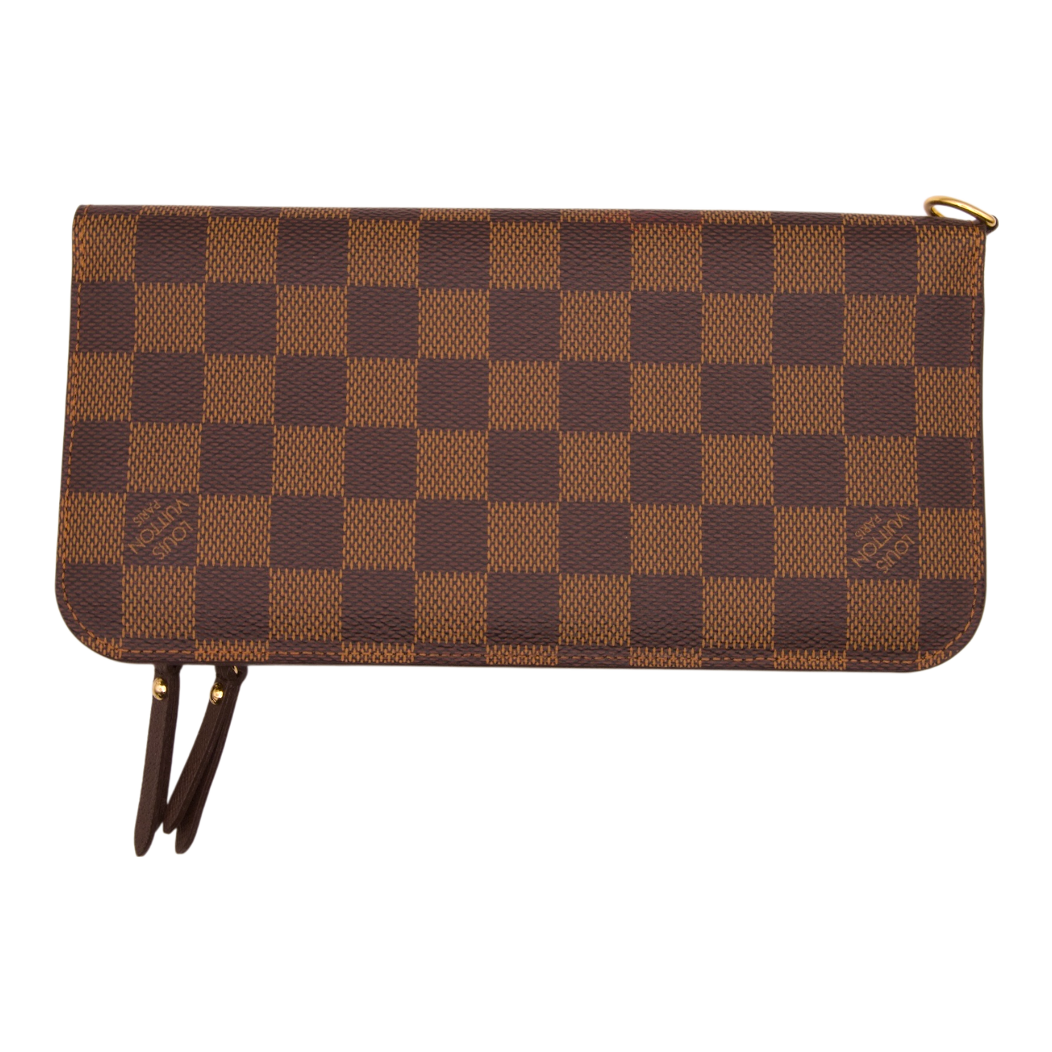 Louis Vuitton Damier Ebene Sarah Wallet (Initials on Wallet)