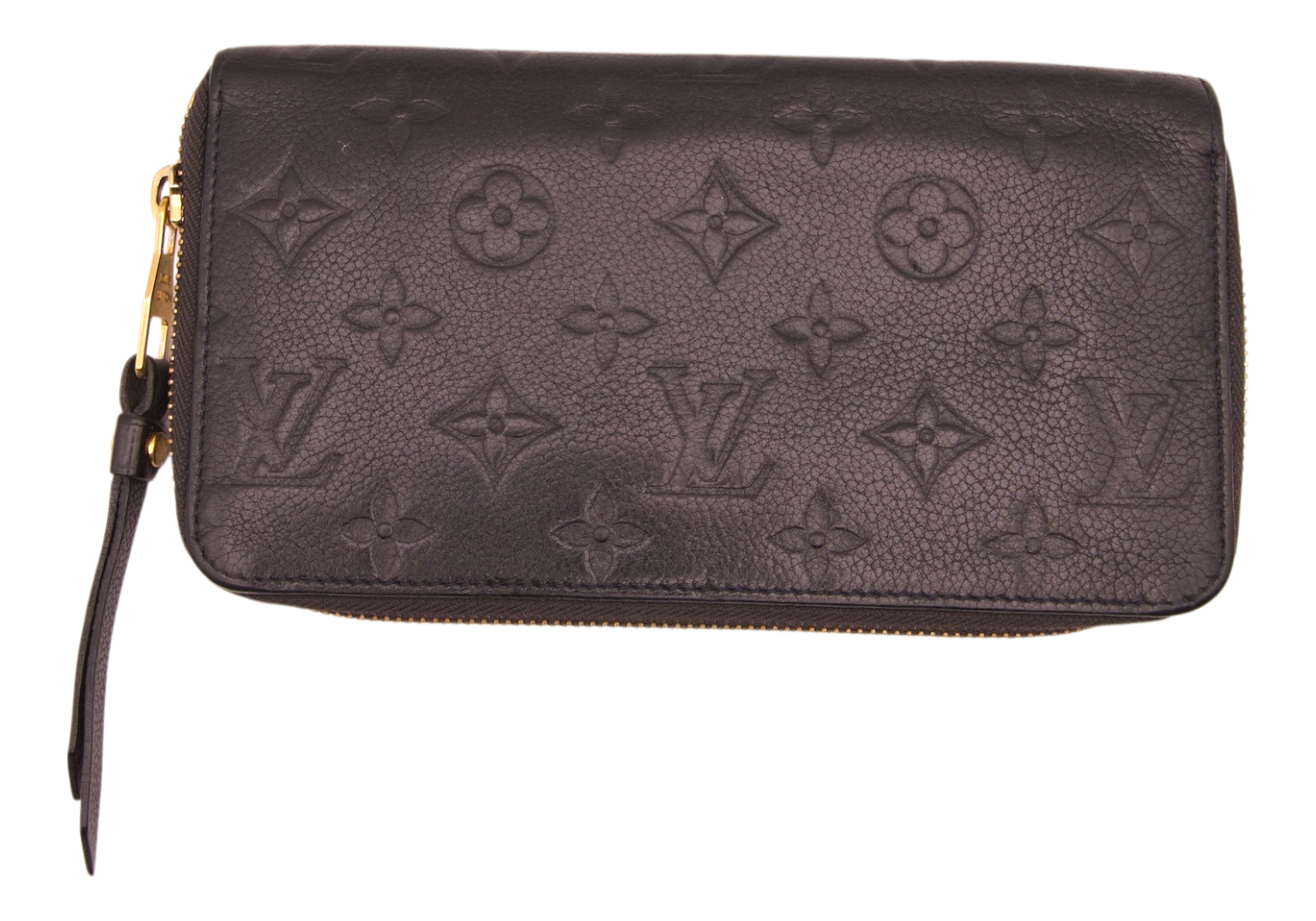 Louis Vuitton Empreinte Long Zippy, Black