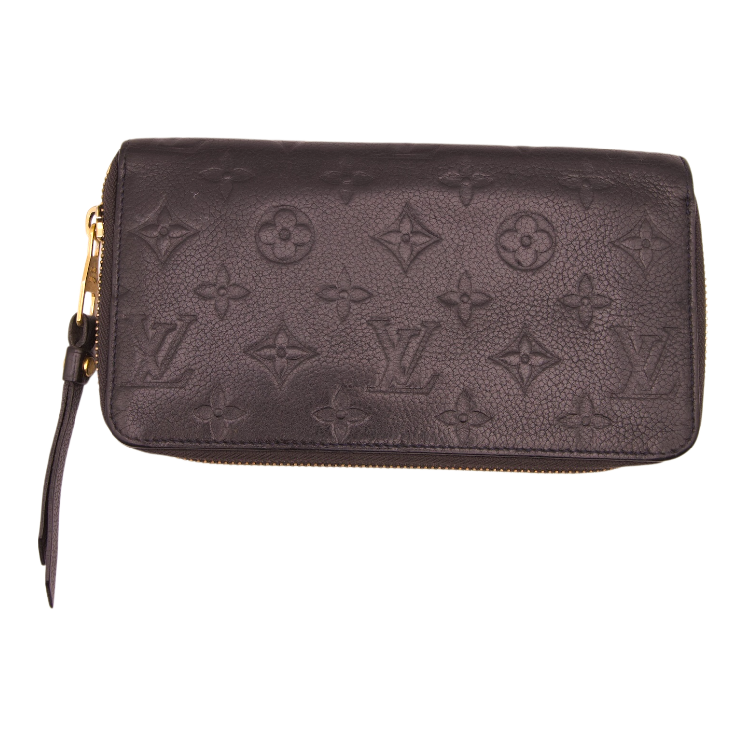 Louis Vuitton Empreinte Long Zippy, Black
