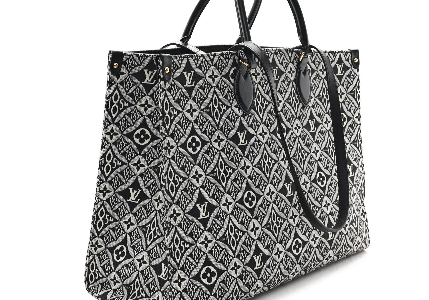 Louis Vuitton OnTheGo GM Since 1854 Jacquard Canvas Black/Grey