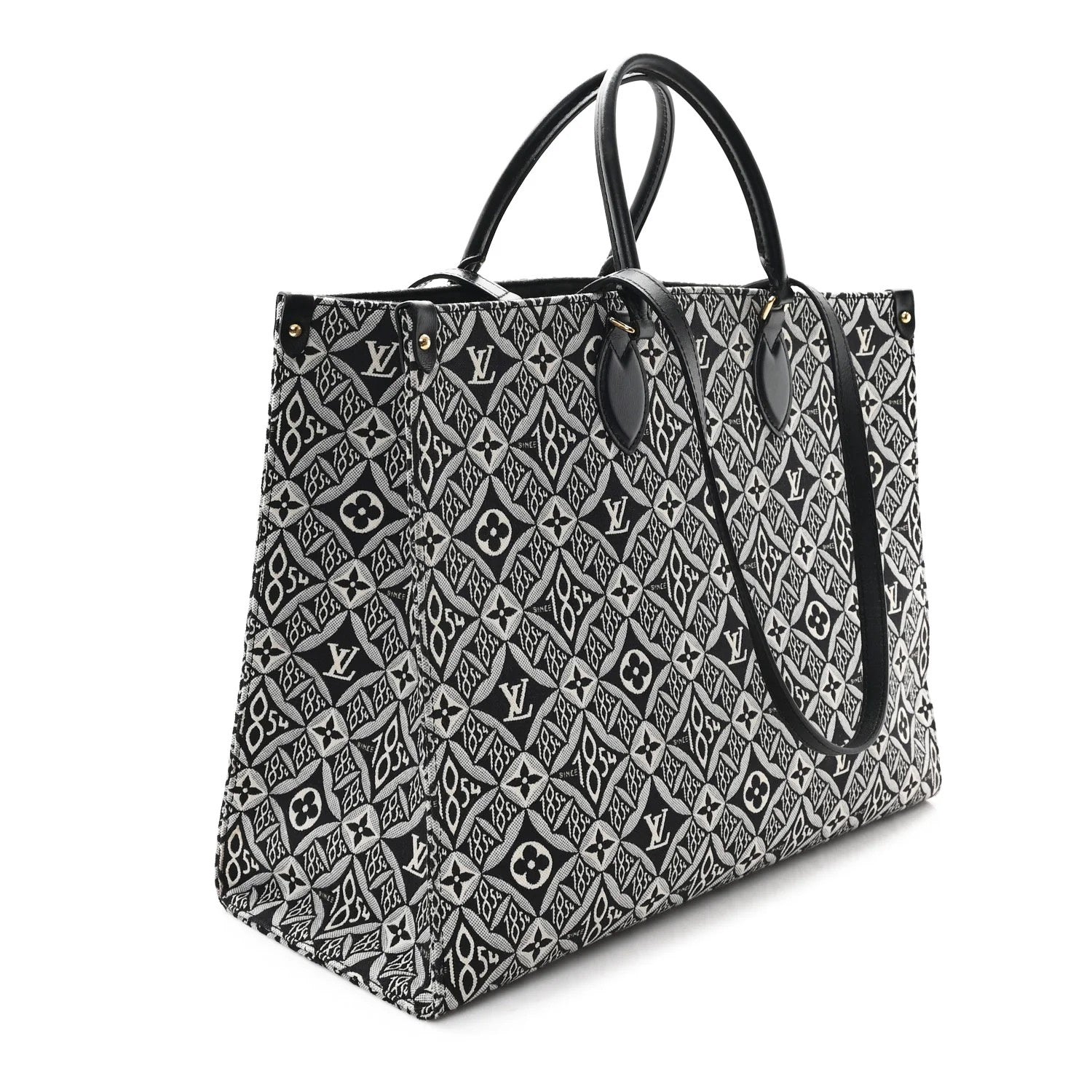 Louis Vuitton OnTheGo GM Since 1854 Jacquard Canvas Black/Grey
