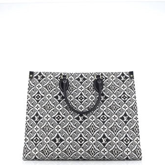 Louis Vuitton OnTheGo GM Since 1854 Jacquard Canvas Black/Grey