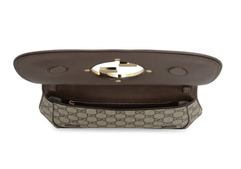 Gucci Blondie Small Shoulder Bag Brown Leather