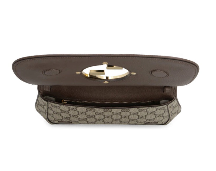 Gucci Blondie Small Shoulder Bag Brown Leather