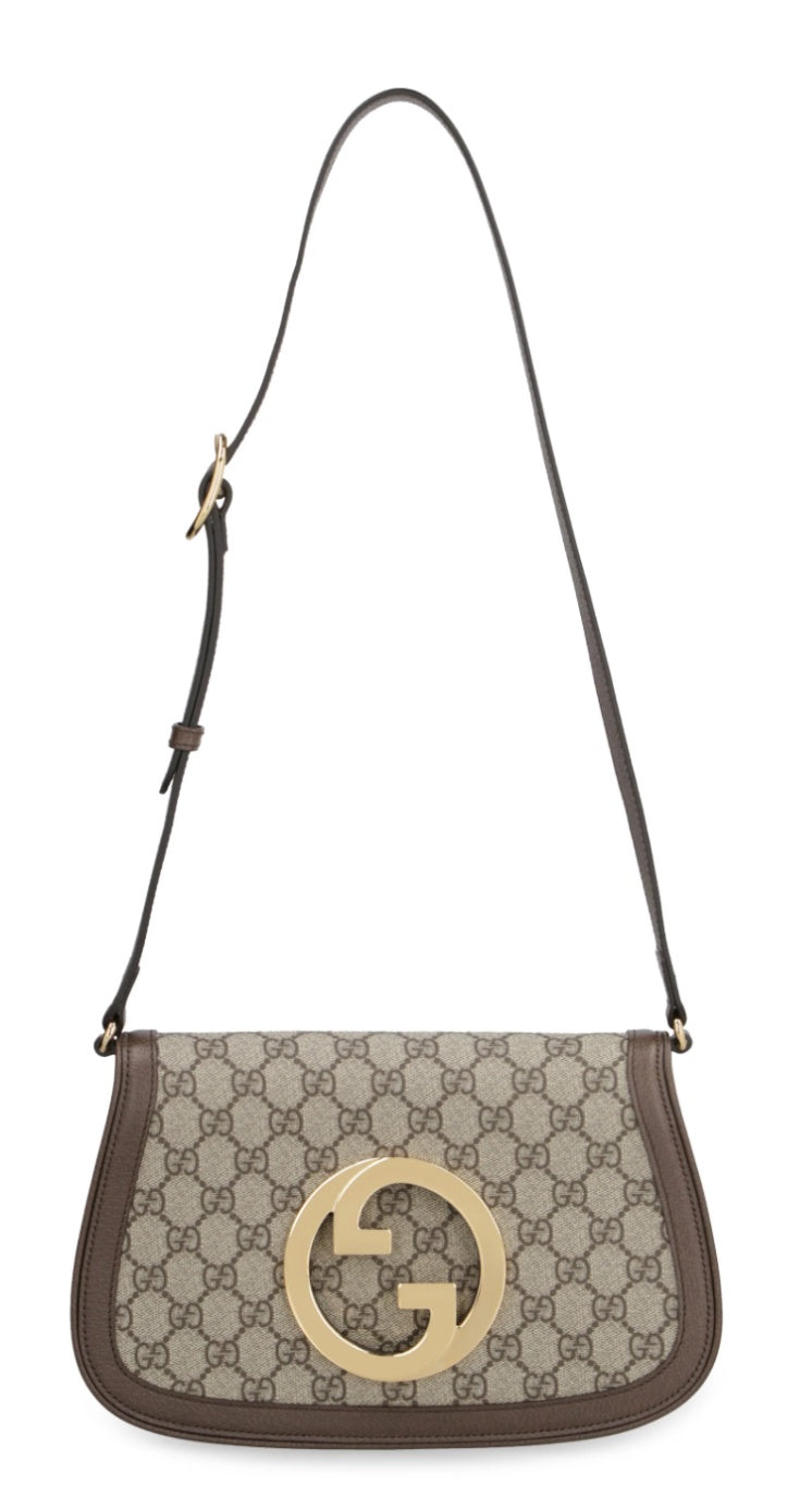 Gucci Blondie Small Shoulder Bag Brown Leather