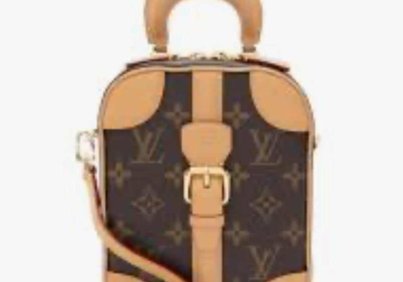 Louis Vuitton Vallisette Vertical Handbag Monogram Canvas
