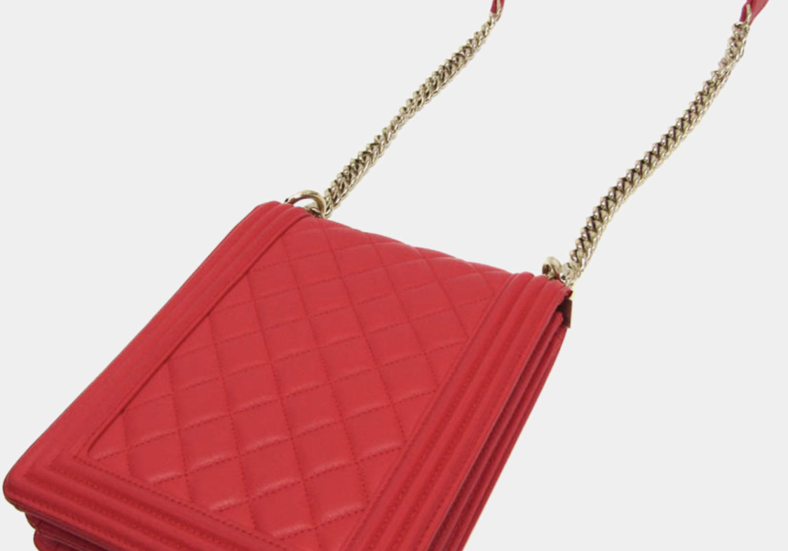 Chanel North South Bag Red