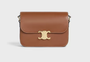 Celine Triomphe Teen Shoulder Bag Natural
