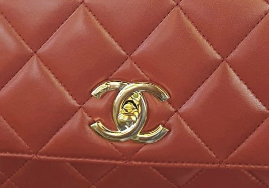 Chanel Trendy CC Flap Bag Tomato Red Lambskin