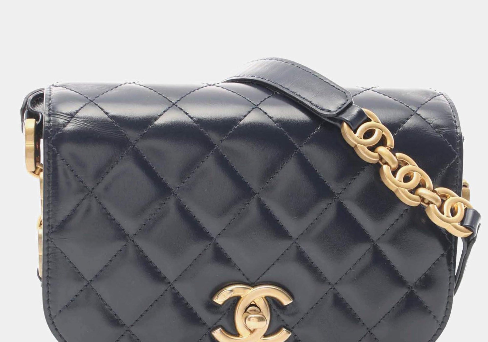 Chanel Paris Le19m My Sweet CC Flap Bag Blue