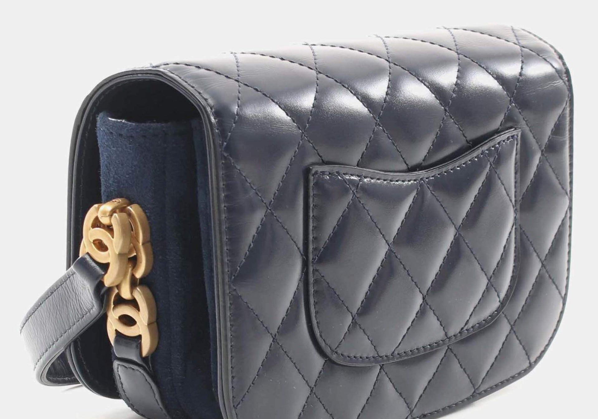 Chanel Paris Le19m My Sweet CC Flap Bag Blue