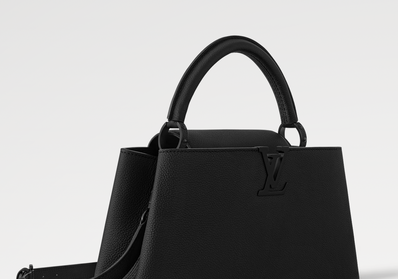 Louis Vuitton East West Capucines MM So Black