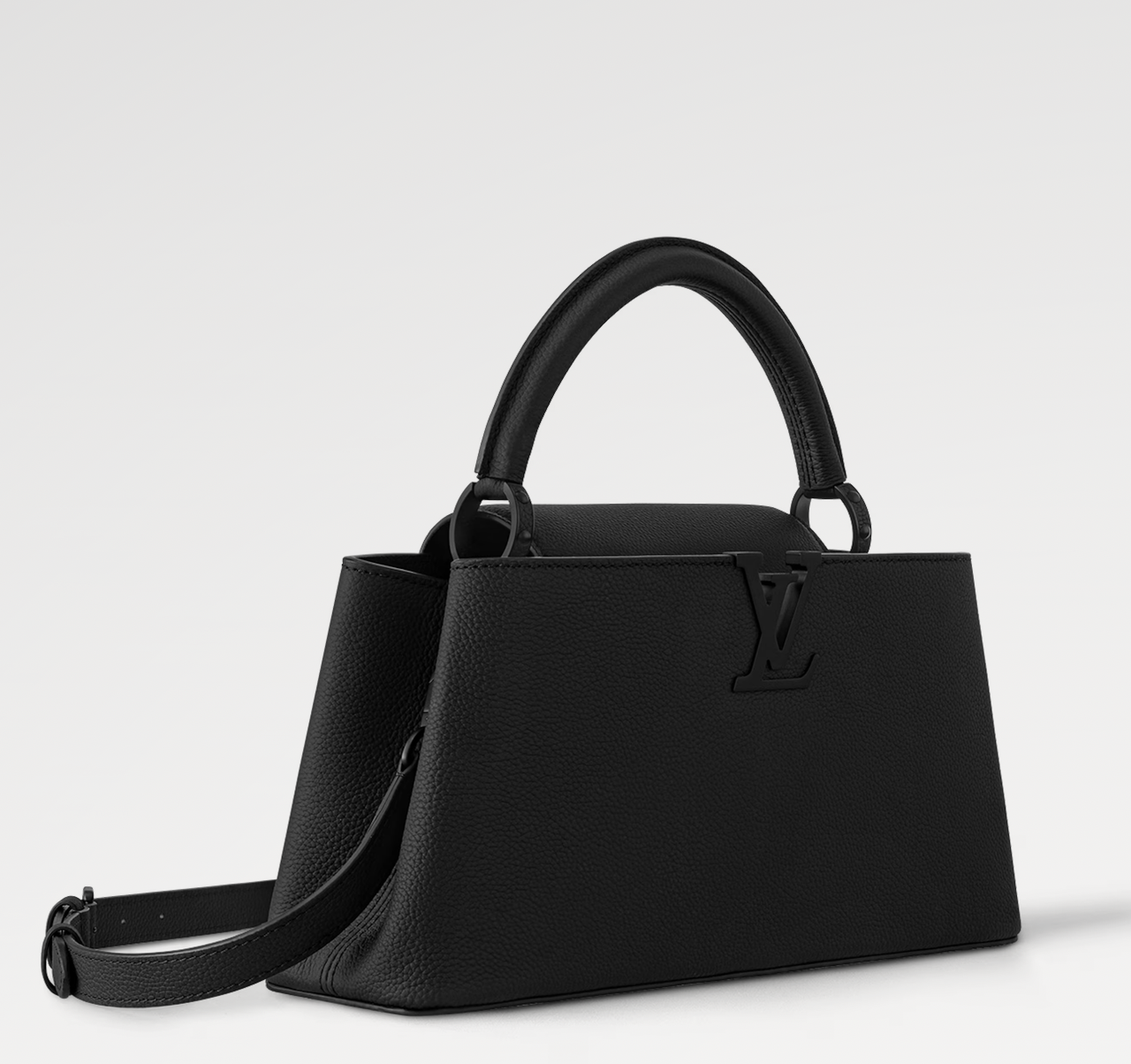 Louis Vuitton East West Capucines MM So Black