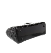 Dior Lady Dior Mini Black Bi-Leather Cannage