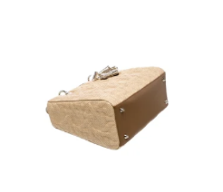 Dior Lady Dior MyABC Medium Raffia and Natural Leather