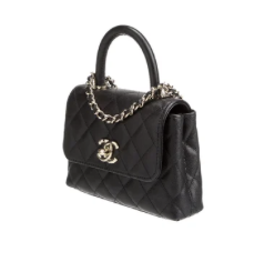 Chanel Classic Quilted Coco Top Handle Nano