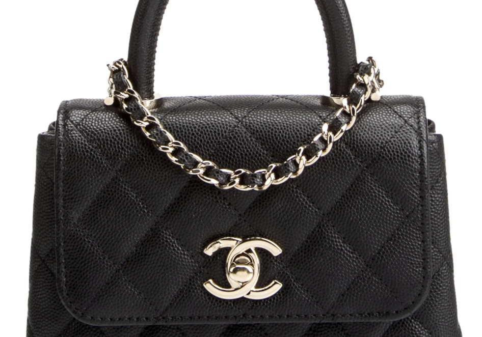 Chanel Classic Quilted Coco Top Handle Nano