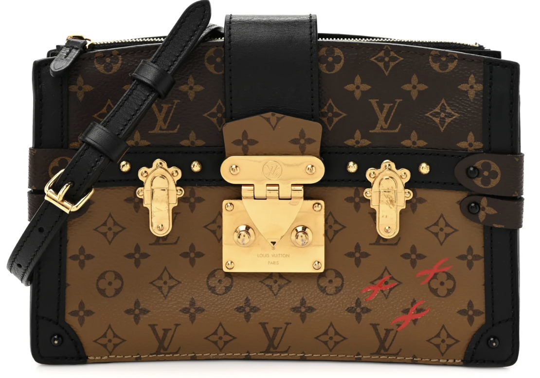 Louis Vuitton Petite Malle  Reverse Monogram Trunk