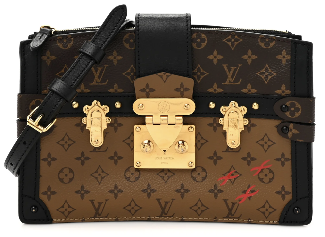 Louis Vuitton Petite Malle  Reverse Monogram Trunk