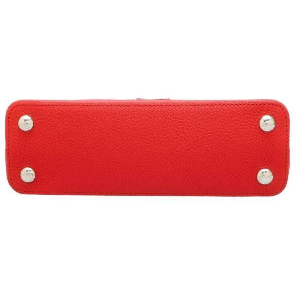 Louis Vuitton Capucines BB Red Taurillon Leather