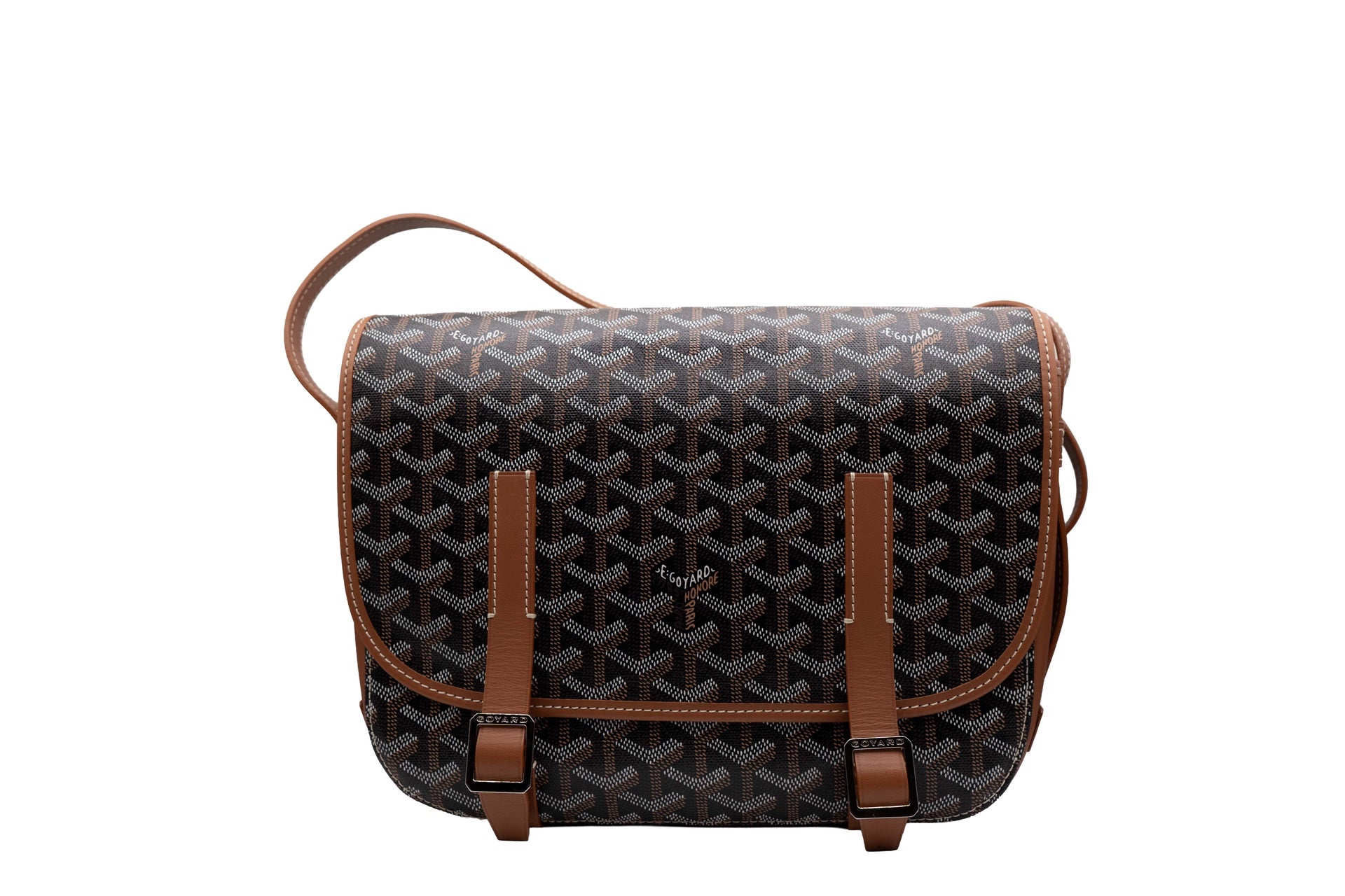 Goyardine Belvedere MM Saddle Bag