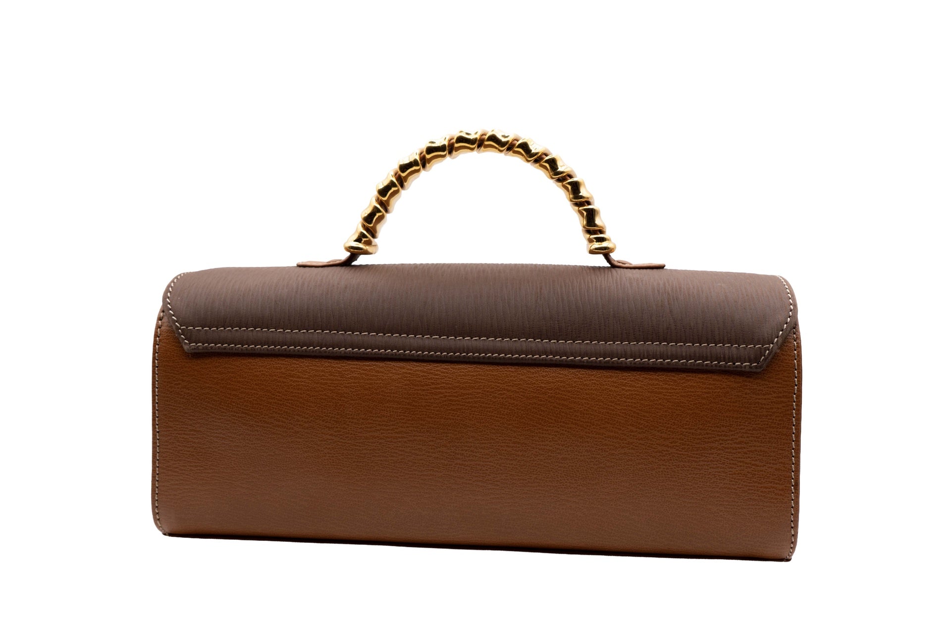 Loewe Velazquez Vintage Twisted Top Handle Brown