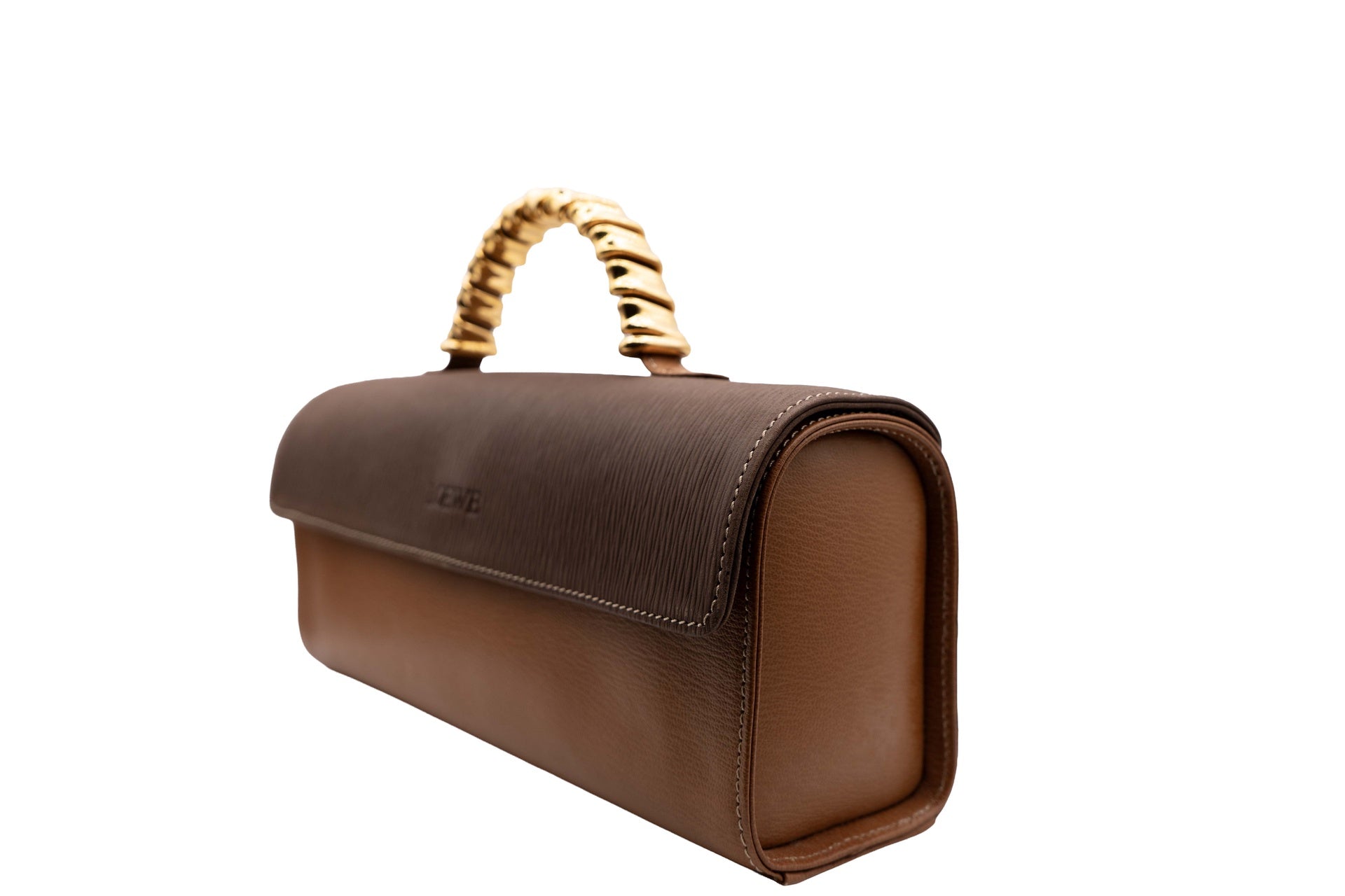 Loewe Velazquez Vintage Twisted Top Handle Brown