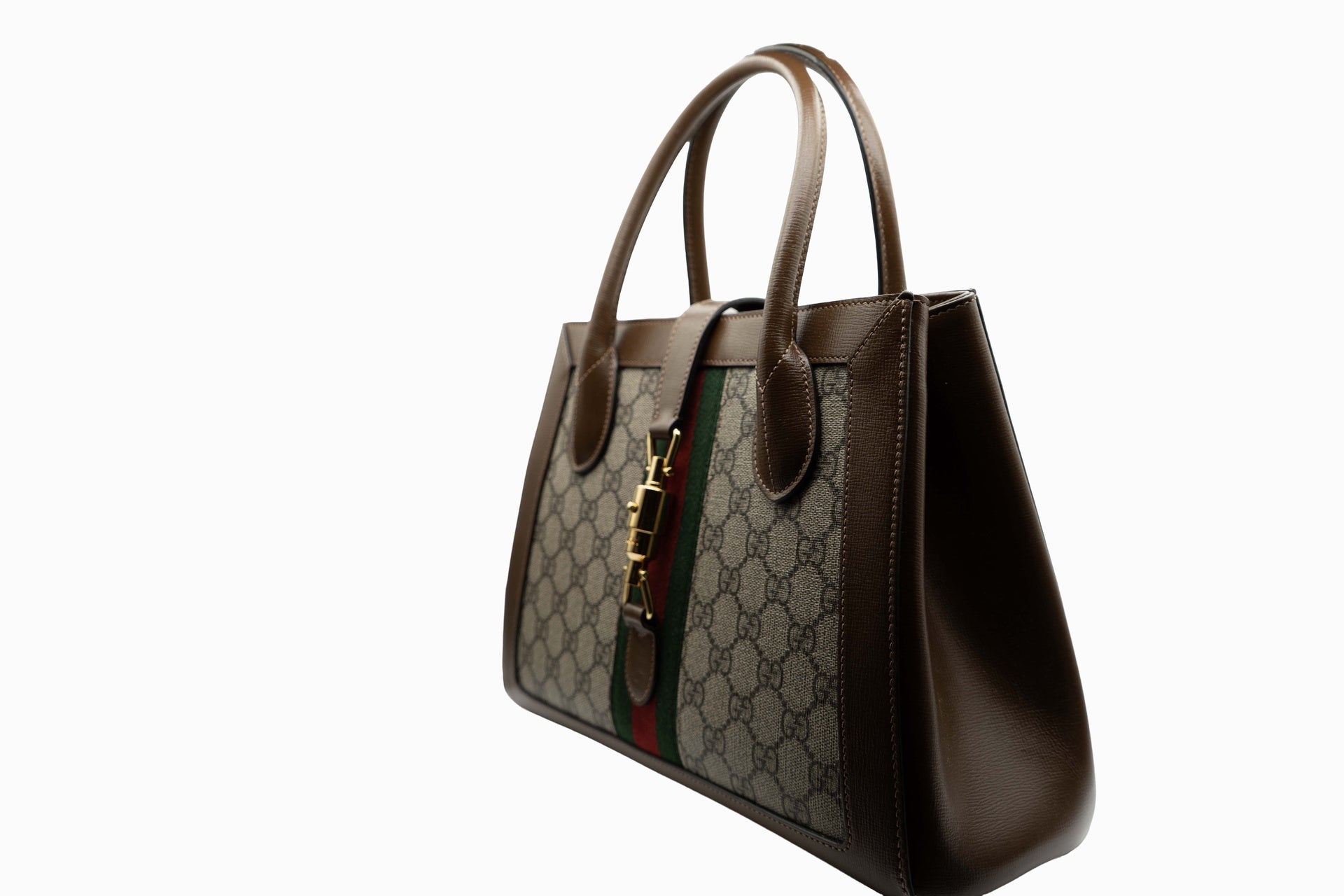 Gg Supreme Medium Tote Piston Closure