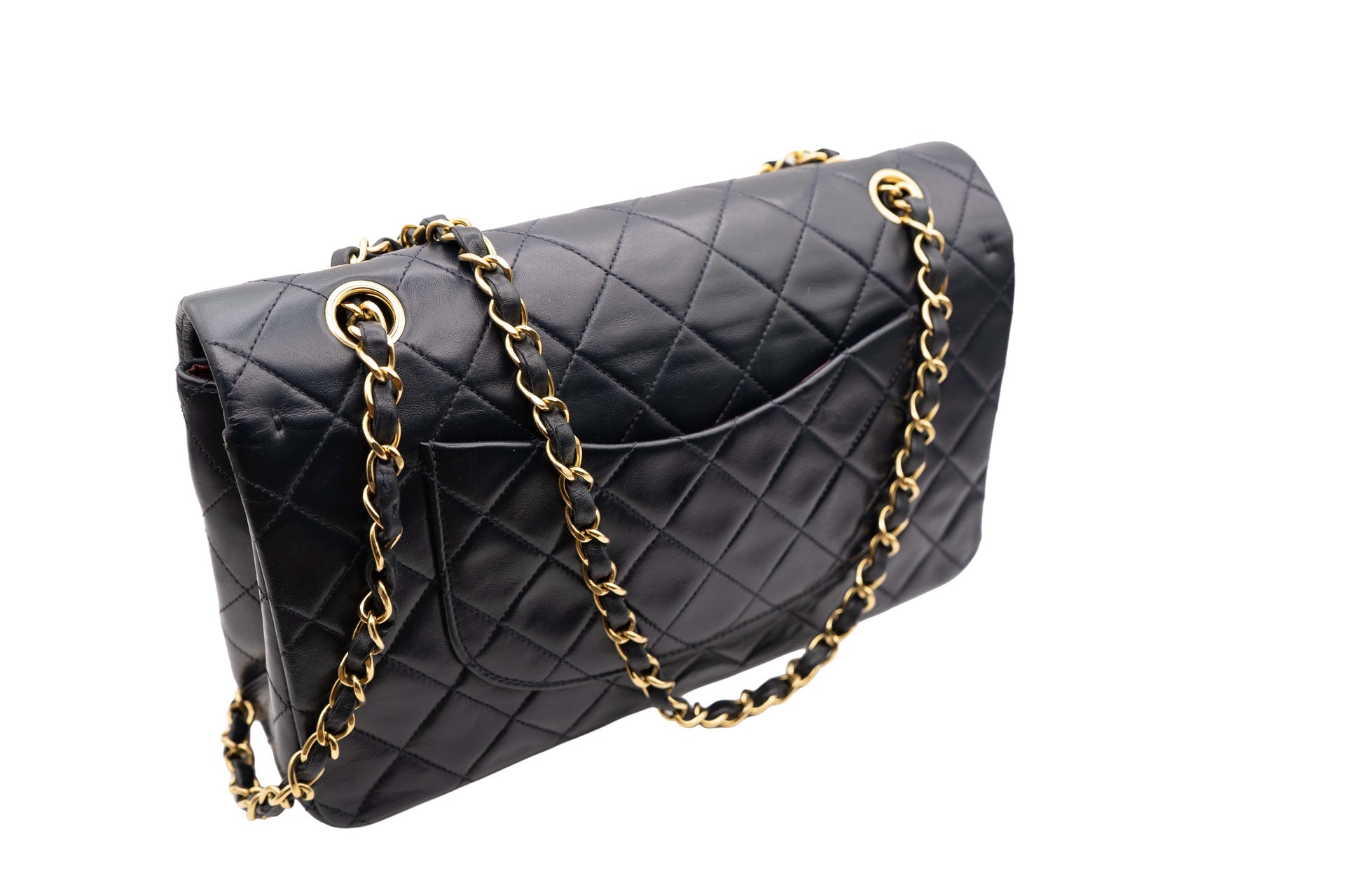 Chanel Classic Medium Blue Double Flap Bag