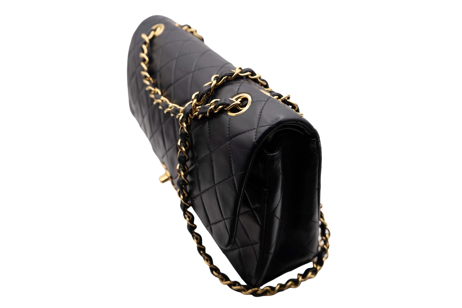 Chanel Classic Medium Blue Double Flap Bag