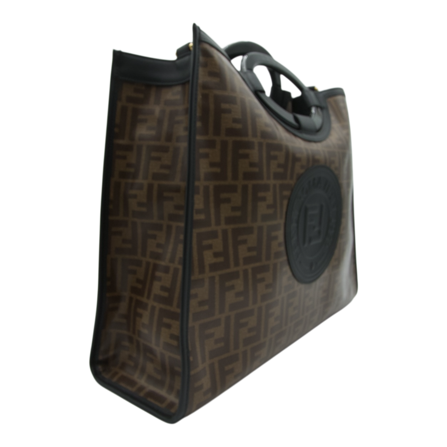Fendi Zucca Runway Brown Tote