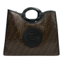 Fendi Zucca Runway Brown Tote